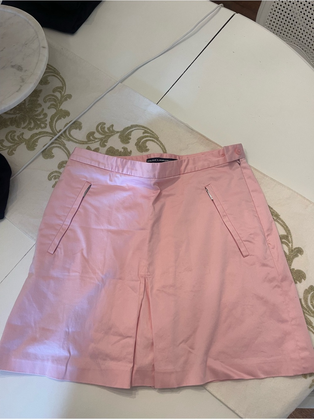 Ralph Lauren Pink Golf Skort with Front Pleat